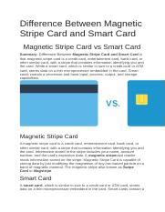 difference between a smart card and magnetic stripe card|magnetic Stripe card definition.